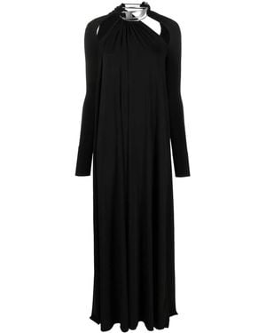 DIESEL Vestido largo D-Lavie-Kaf con aberturas - Negro
