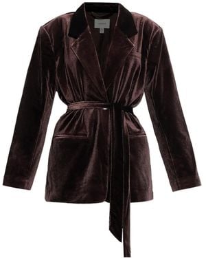 Gestuz Gzvitta Velvet Blazer - Black