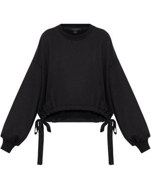 AllSaints Tie-Detail Jumper - Black