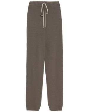 Rick Owens Cashmere Trousers - Grey