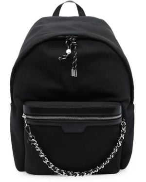 Stella McCartney Chain-Link Detail Backpack - Black