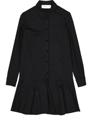 Blanca Vita Button-Down Mini Dress - Black