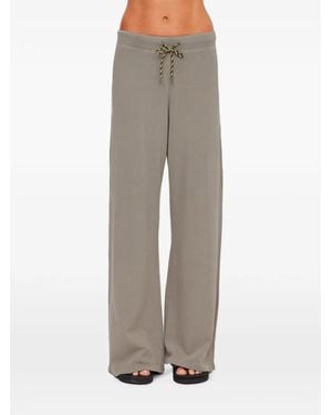 The Upside Sandy Wide-Leg Track Trousers - Grey