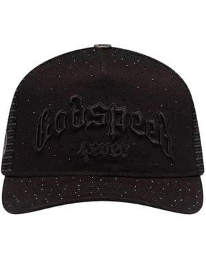 Godspeed Logo-Embroidered Trucker Cap - Black