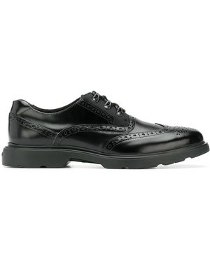 Hogan Lace-Up Brogues - Black