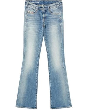 DIESEL Bootcut Mid Rise Jeans - Blue