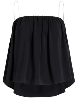 Proenza Schouler Vanna Layered Blouse - Black