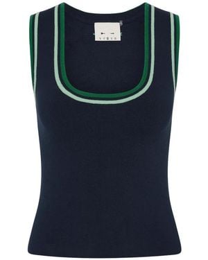 The Upside Joey Striped-Trim Tank Top - Blue