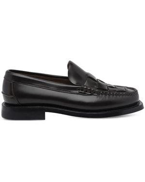 Hereu Nombela Loafer Mit Webmuster - Schwarz