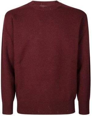 Amaranto Crew Neck Sweater - Rot