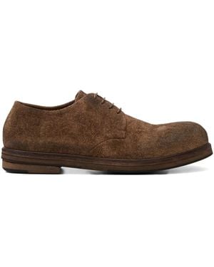 Marsèll Lace-up Suede Derby Shoes - Brown