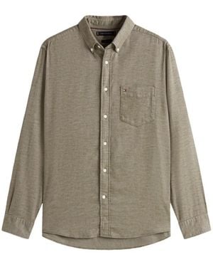 Tommy Hilfiger Button-Down Chest-Pocket Shirt - Green