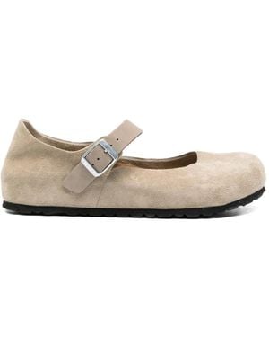 Birkenstock Bailarinas Mantova Con Hebilla - Blanco