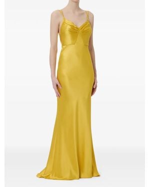 Elisabetta Franchi Carpet Dress - Yellow