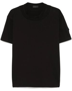 Moncler ショートスリーブ Tシャツ - ブラック
