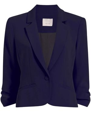 Cinq À Sept Three-Quarter Length Sleeved Blazer - Blue