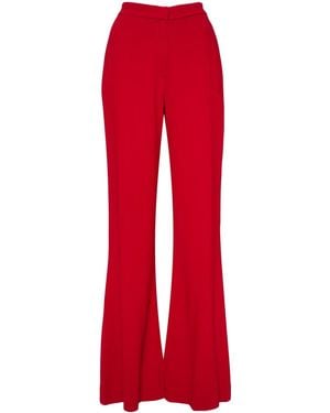 Elie Saab Exposed-Seam Detailing Trousers - Red