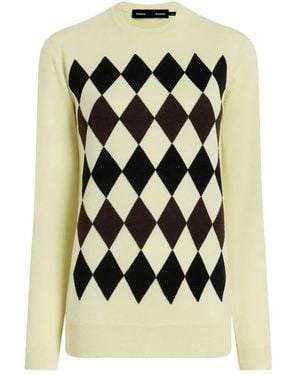 Proenza Schouler Pullover mit Rautenmuster - Schwarz