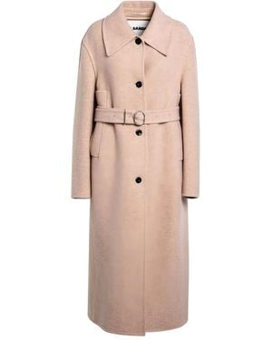 Jil Sander フェルトコート - ナチュラル