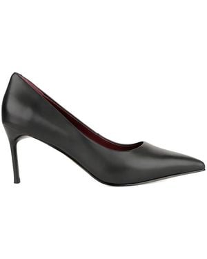 Linda Baumann Pointed Toe Court Shoes - Black