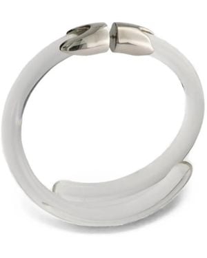 Lorette Colé Duprat E3 Hoop Earrings - White