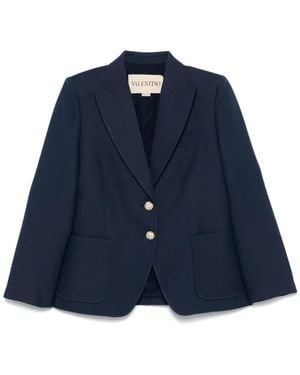 Valentino Garavani Einreihiges Sakko - Blau