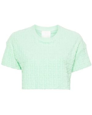 Givenchy T-Shirt Cropped Capsule Plage - Green