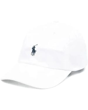 Polo Ralph Lauren Pony-Motif Baseball Cap - White