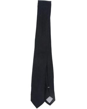 Eleventy Wollen Stropdas - Wit