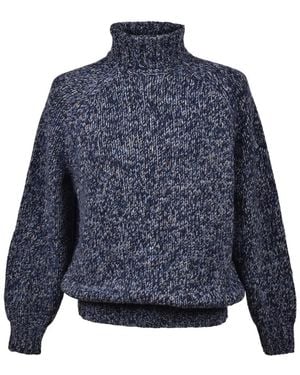 Brunello Cucinelli Turtleneck Sweatshirt - Blue