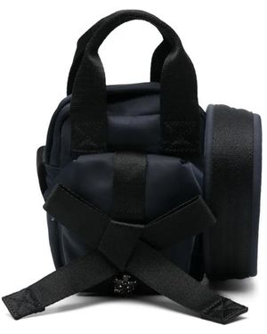 Simone Rocha Classic Bow メッセンジャーバッグ ミニ - ブラック