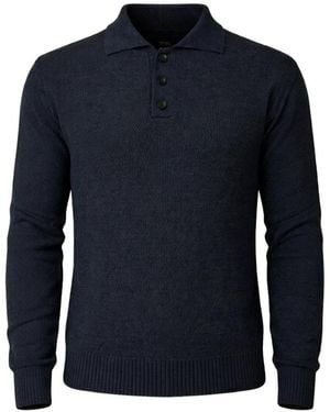 Fumagalli Button Collar Knitwear - Blue