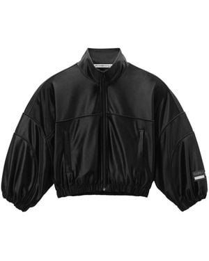 Alexander Wang Bomberjacke Mit Logo-Applikation - Schwarz