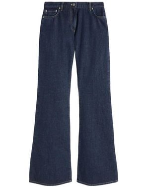 Aspesi Contrast-Stitch Jeans - Blue