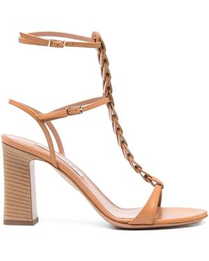 Aquazzura 85mm Destiny Gladiator Sandals - ブラウン