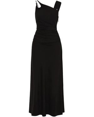 Rachel Gilbert Abito Lungo Fitz Con Dettaglio Cut-Out - Nero