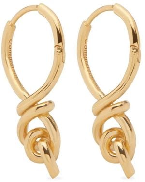Completedworks Vermeil Notsobig Thread I Drop Earrings - Metallic