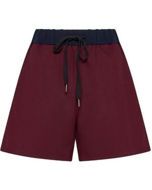 Blanca Vita ドローストリング ショートパンツ - レッド