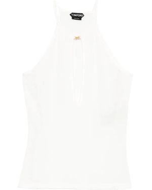 Tom Ford Keyhole Top - White