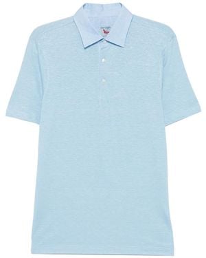 Gran Sasso Short-Sleeve Polo Shirt - Blue