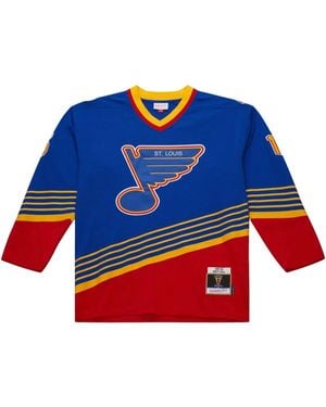 Mitchell & Ness Nhl Dark "Blues 1995 Brett Hull" Jersey