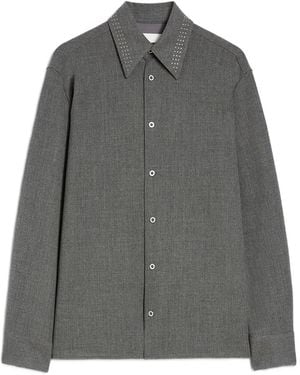 Jil Sander Klassisches Hemd - Grau
