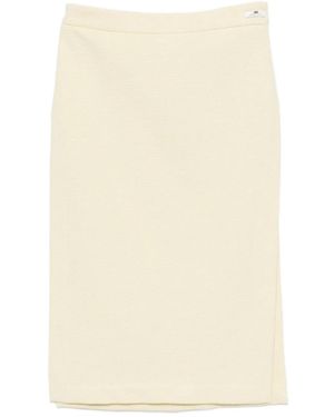 Elisabetta Franchi Jupe En Tweed À Ornements - Neutre