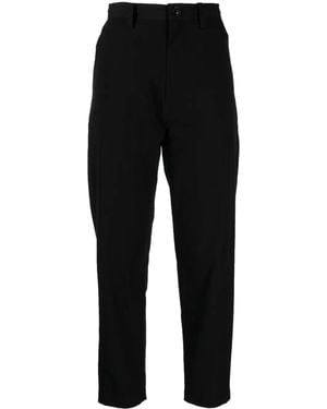 Y's Yohji Yamamoto Pantaloni Crop A Vita Alta - Nero