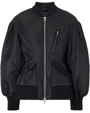 Simone Rocha Padded Sculpted Bomber Jacket - Black