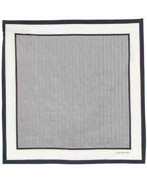 Tommy Hilfiger Striped Neckerchief - Grey