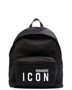 DSquared² Iconic Mini Backpack - Black