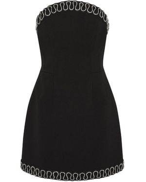 Rebecca Vallance Nyx Strapless Mini-Jurk - Zwart