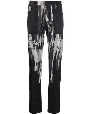 DIESEL D-Kras Slim-Fit Jeans - Black
