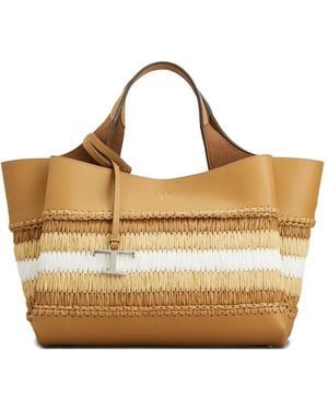 Tod's Pendant Tote Bag - Metallic